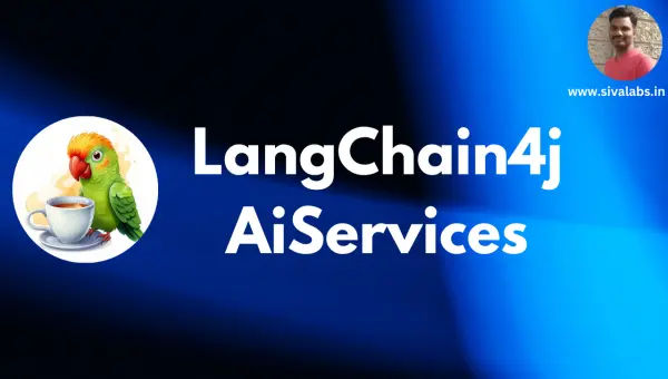 LangChain4j AiServices Tutorial