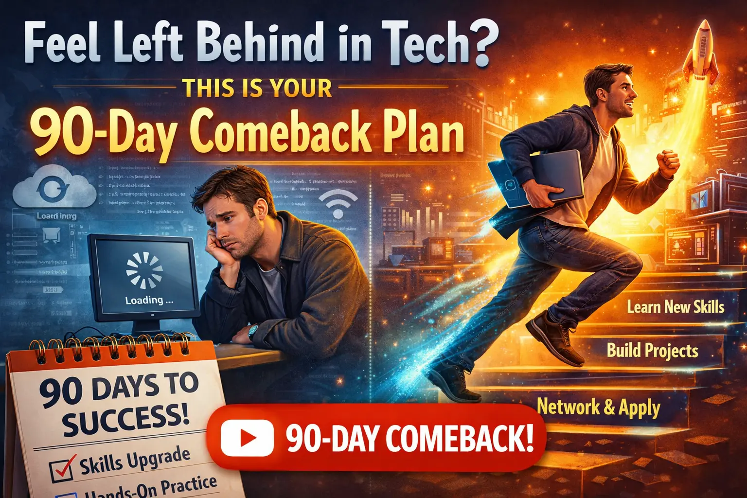 Feeling Left Behind in Tech? This Is Your 90-Day Comeback Plan