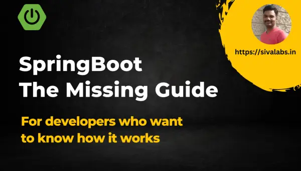 Announcing My "SpringBoot - The Missing Guide" Video Series on YouTube