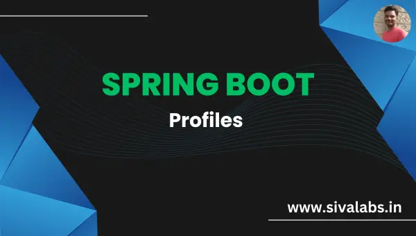 Spring boot profiles tutorial outlet